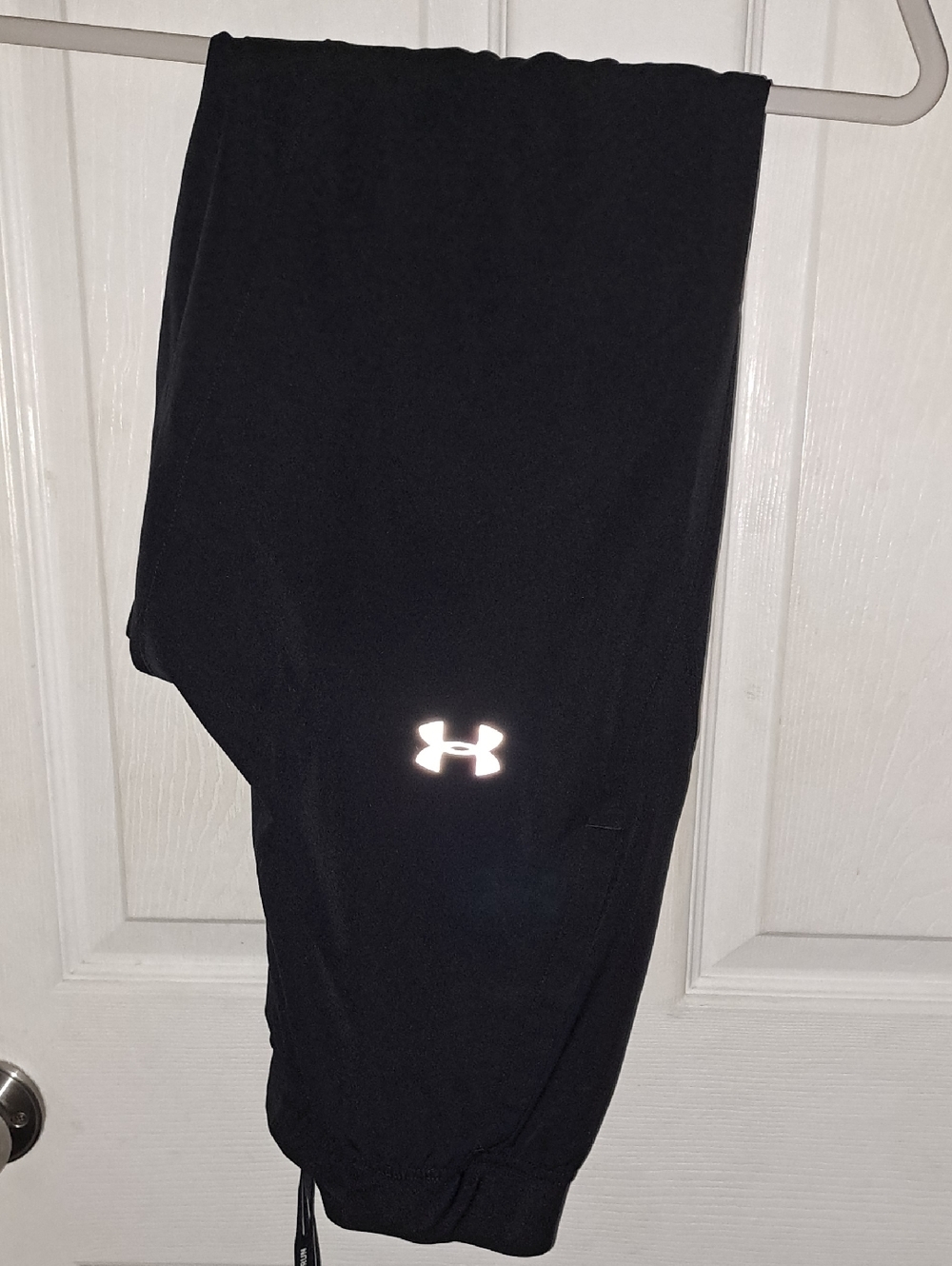 Under Armour Black Reflective Logo Track Pants